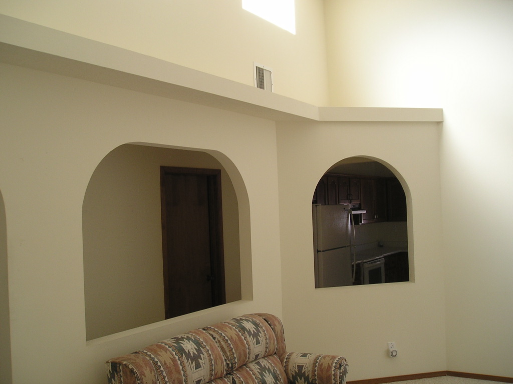 Great room to kitchen